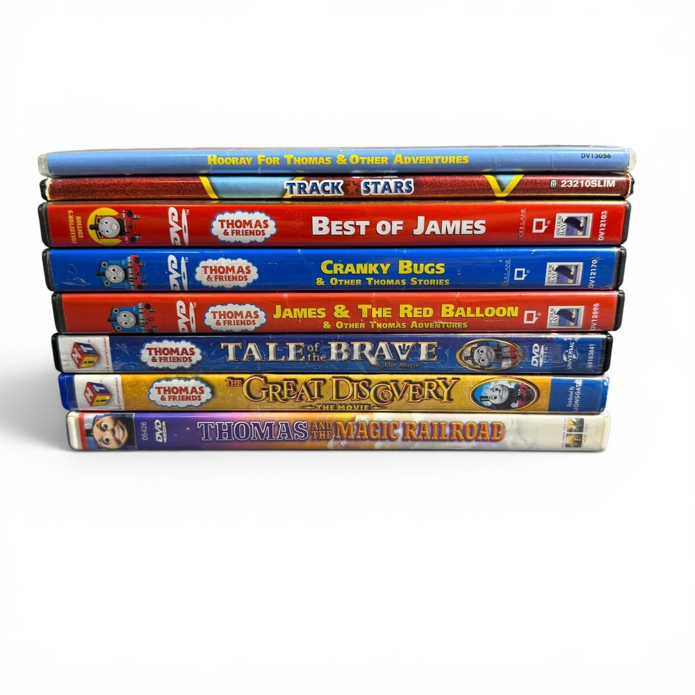 Thomas & Friends DVD Lot of 8 Magic Railroad Tale of the Brave Movie Collection